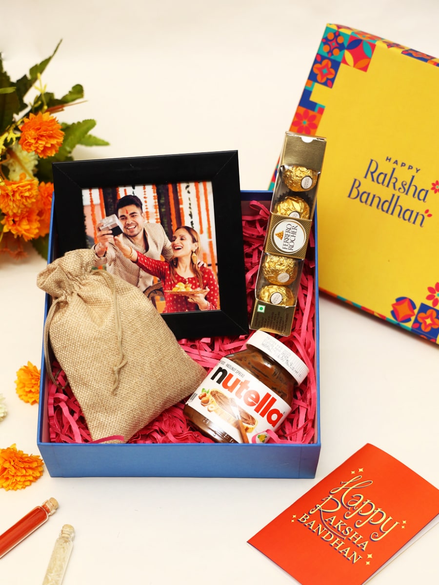 Paper Box Rakhi Gift Hampers at Rs 500 / Pack in Vapi | Rachiva Delights