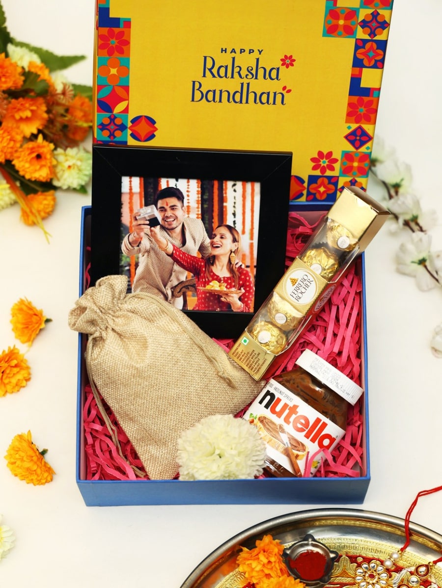 Rakhi Gourmet Gift Box for Brother - Gifts By Rashi