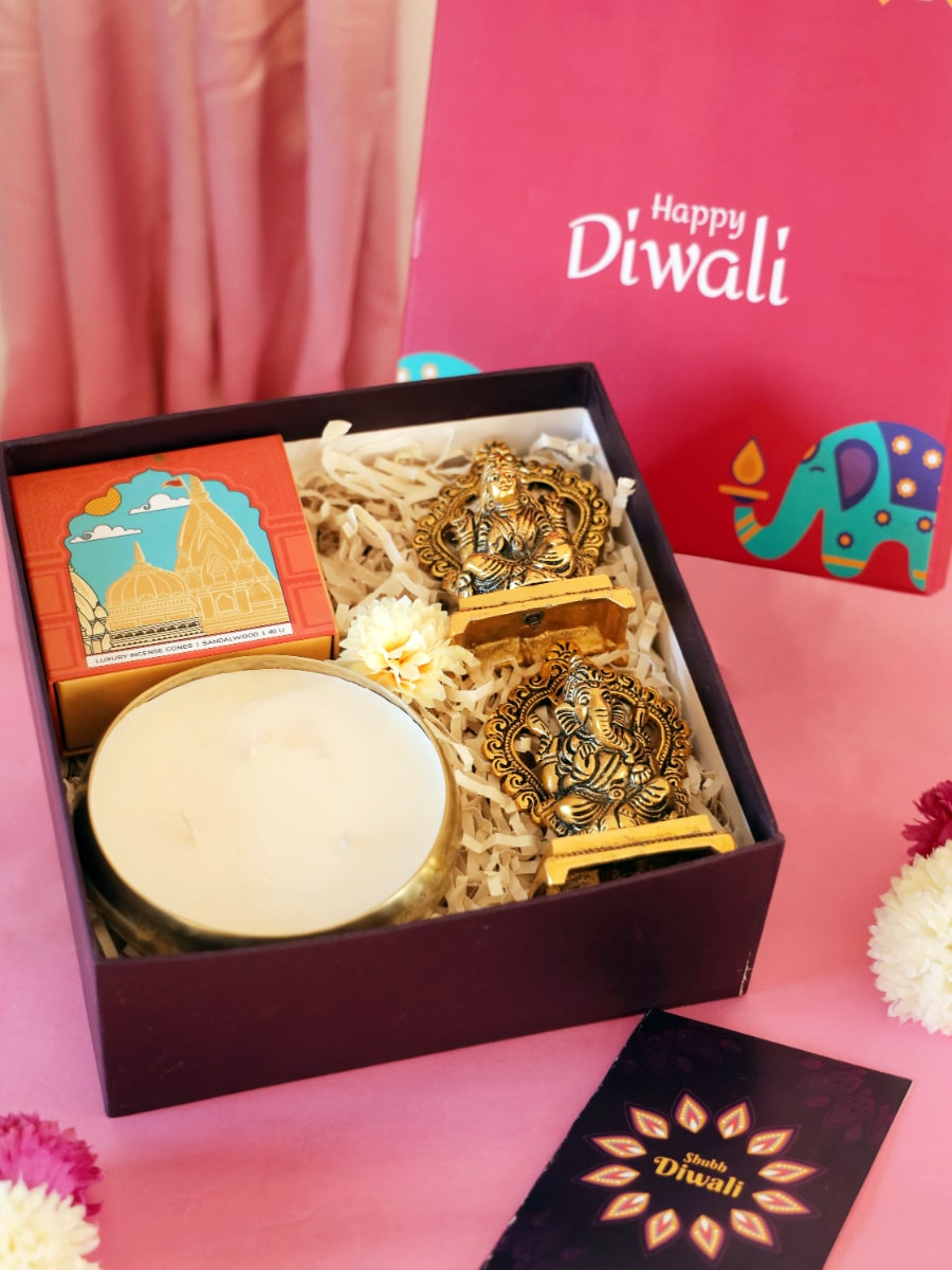 Marigold Gift Box - 12 Mithai